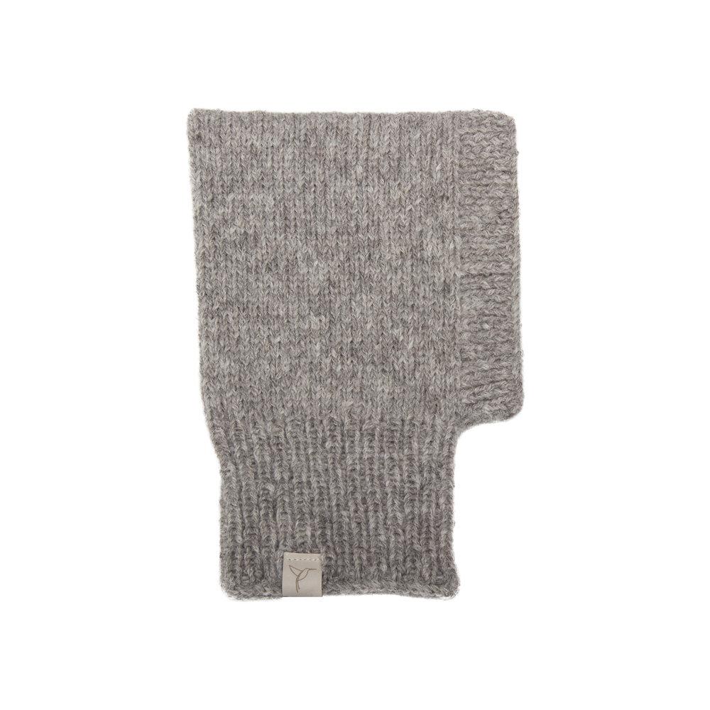 Baby alpaca plus hat 套頭羊駝毛帽 - Grey