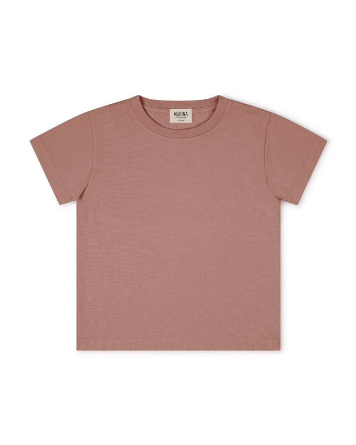 Classic t-shirt mauve 經典藕荷色短袖棉Ｔ